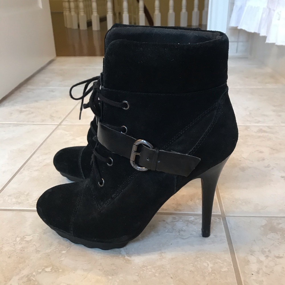 Guess suede booties